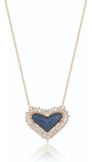 Colar Com Pingente Coração