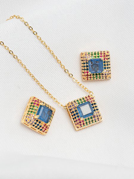 CONJUNTO CAIXA QUADRADA PEDRA LILÁS - Imagem 2