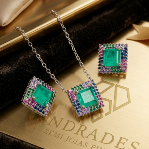 CONJUNTO COM CAIXA QUADRADA